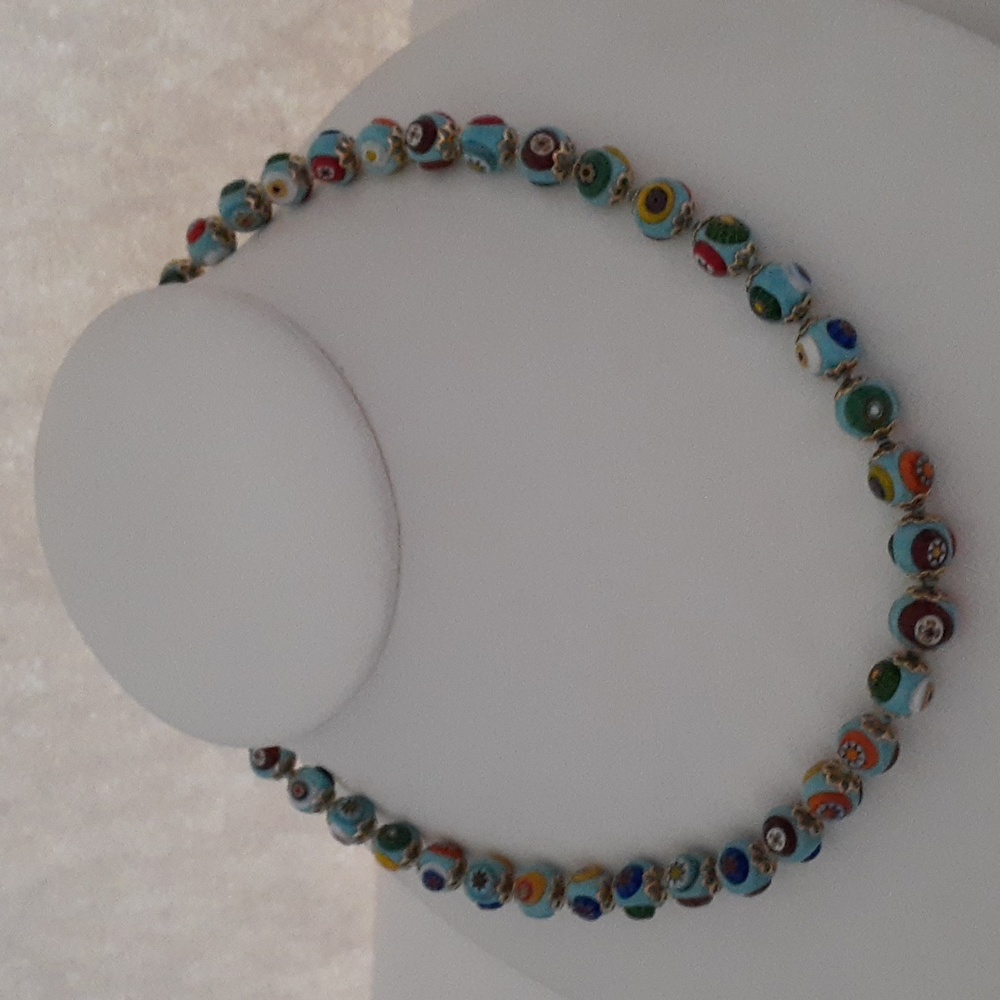 Colorful Adjustable Beaded Necklace R110 - Picture 3 of 9